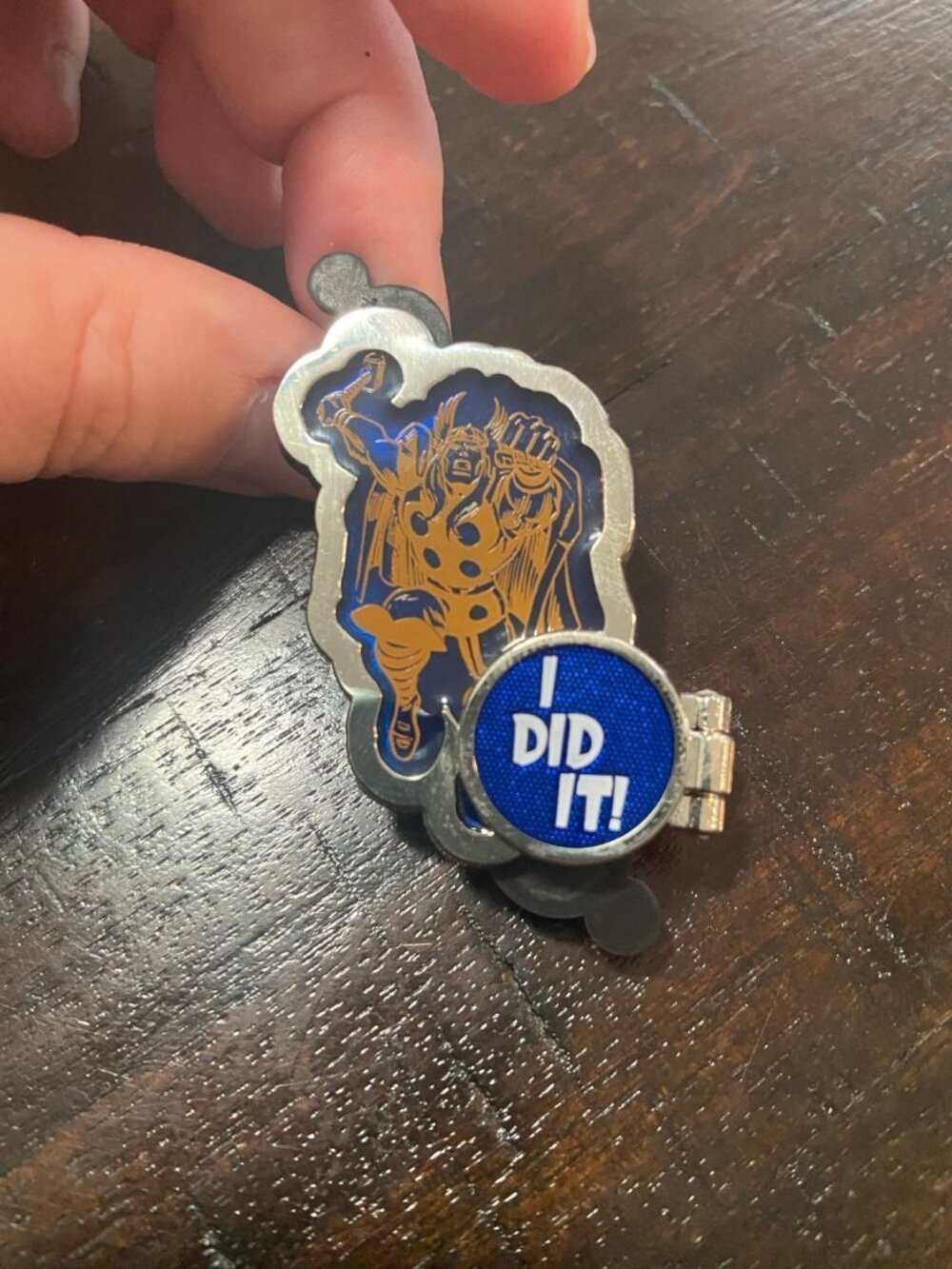 Marvel Avengers Thor 2017 10 Run Disney I Did It Metal Trading Pin